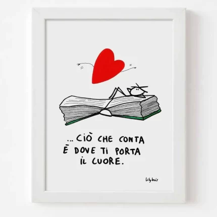 Quadro Dove ti porta il Cuore