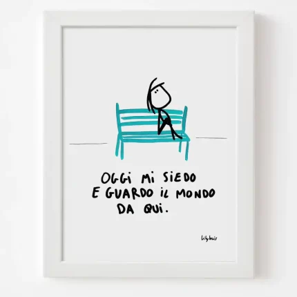 Guardo il mondo | Quadro