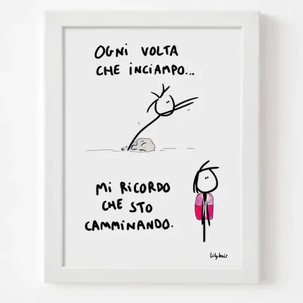 Sto camminando | Quadro